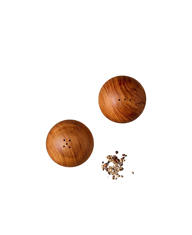 Be Home Teak Salt & Pepper Shaker Set