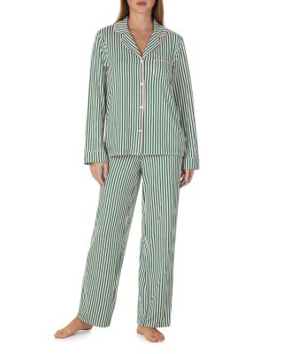 Brushed Sweater Knit Notch Collar Pajama Set