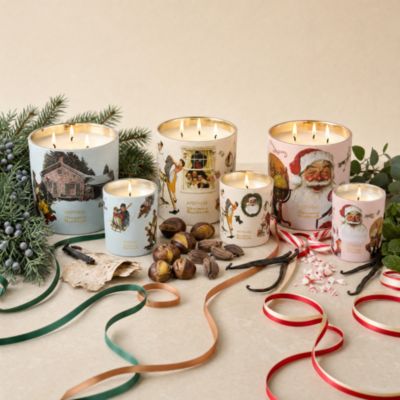 Peppermint Taffy Norman Rockwell Candle