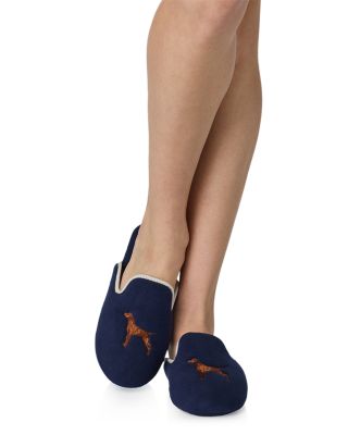 Embroidered Slide Slippers