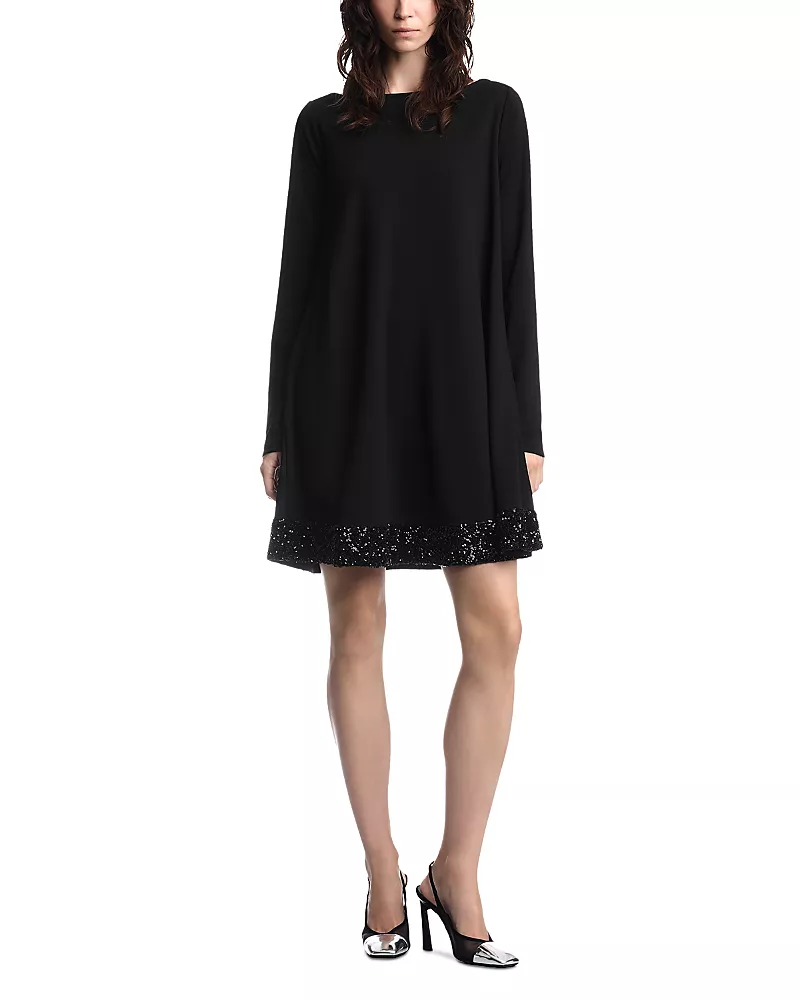 Emporio Armani Stretch Interlock Jersey Dress