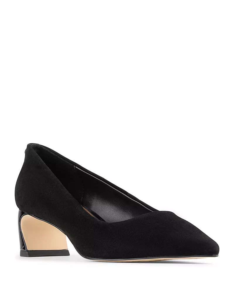 Donald Pliner Women's Talani Suede Block Heel Pumps