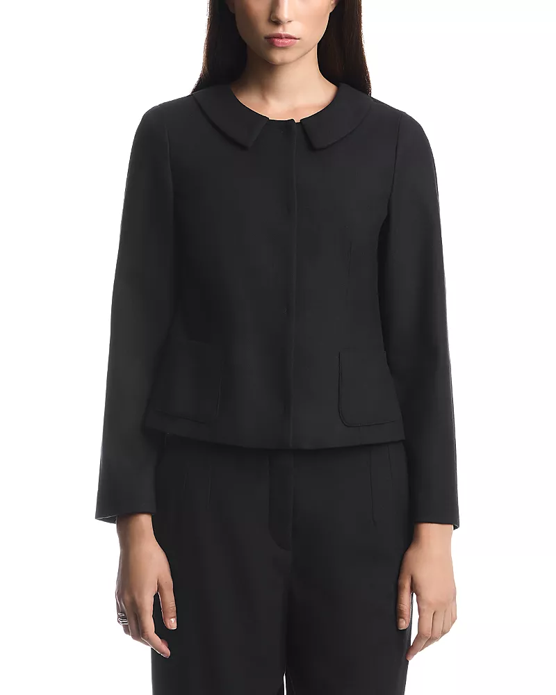 Emporio Armani Collared Stretch Blend Blazer