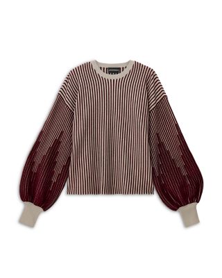 Bicolor Crewneck Sweater