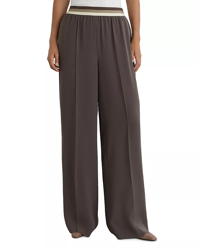 Reiss Sonnie High Rise Wide Leg Pants