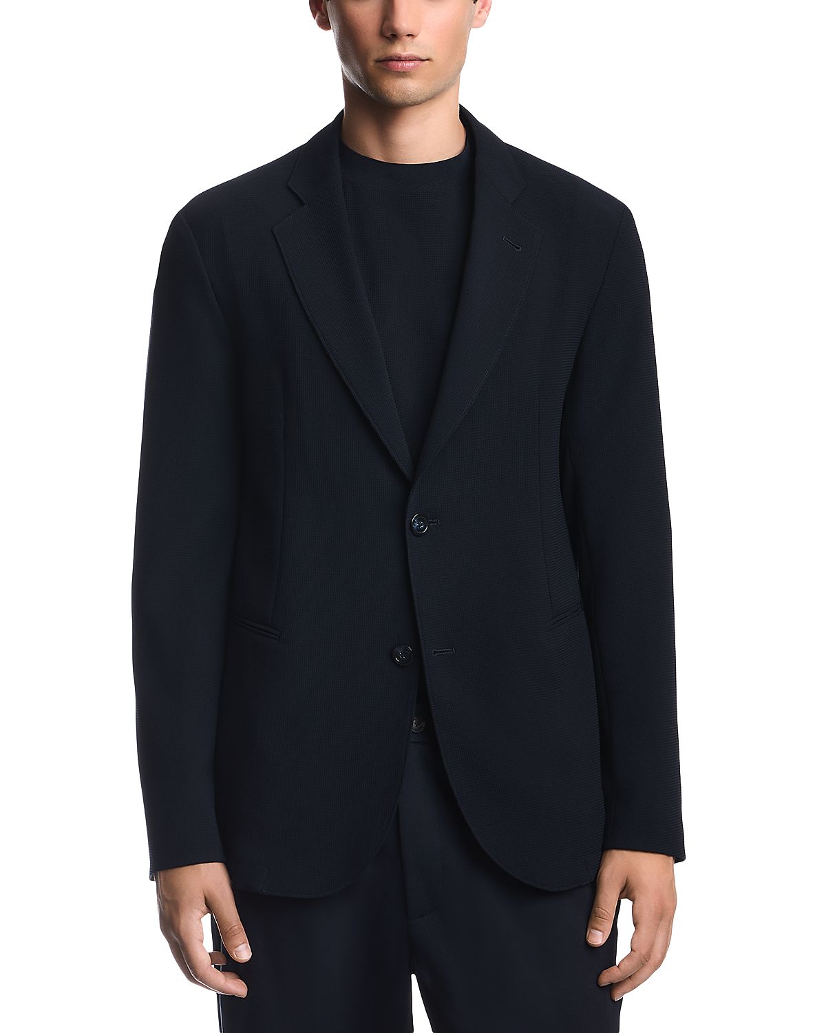 Emporio Armani Tailored Fit Single Breasted Suit Jacket