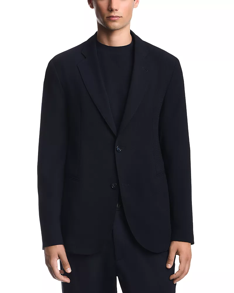 Emporio Armani Tailored Fit Single Breasted Suit Jacket