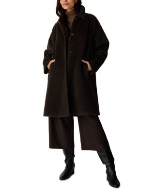 Classic Collar Raglan Sleeve Coat