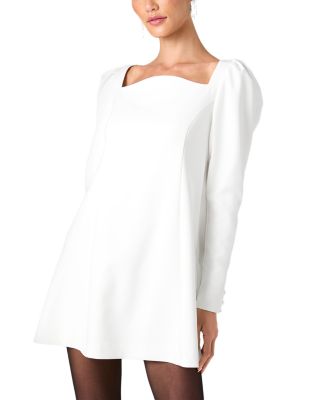 Azra Twill Puff Sleeve Dress