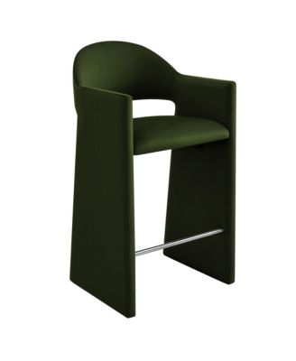  Talia 41 Inch Performance Velvet Bar Stool