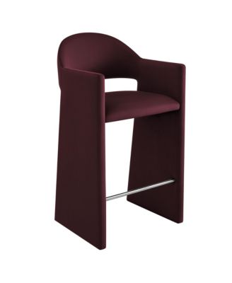  Talia 41 Inch Performance Velvet Bar Stool