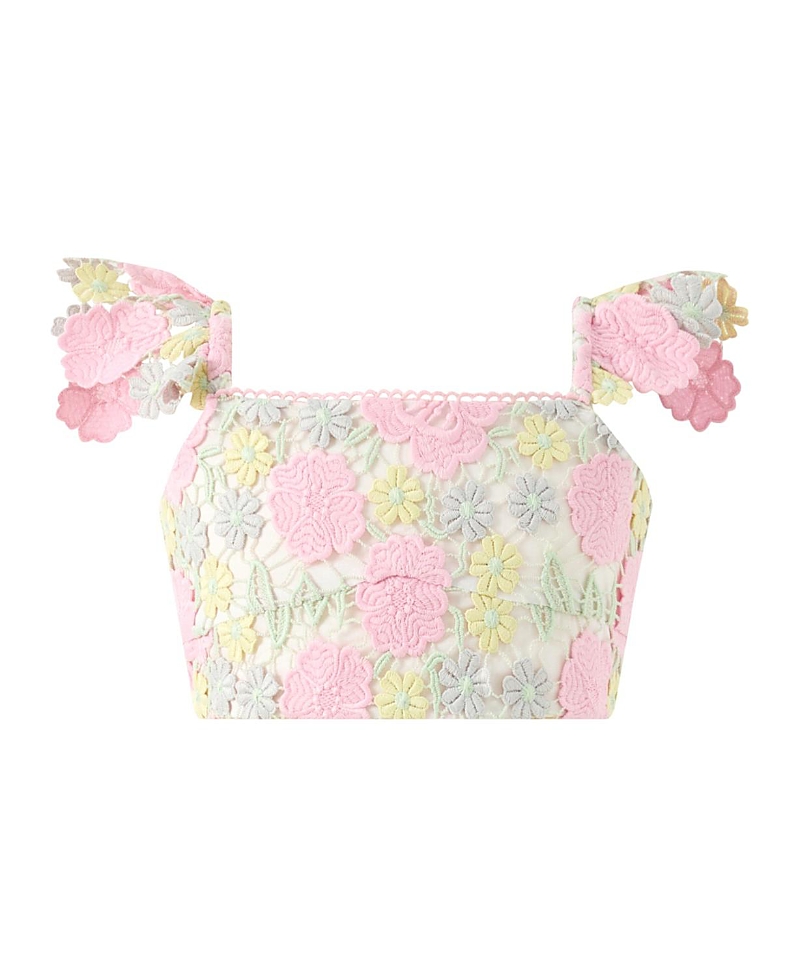 Marlo Kids Girls' Estella Embroidered Top - Little Kid, Big Kid
