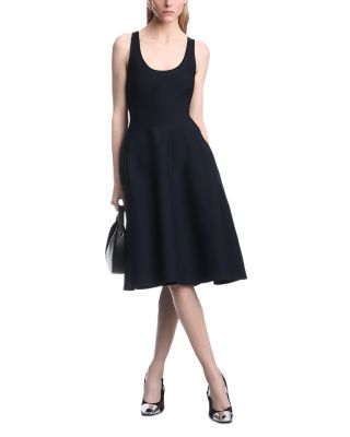 Scoop Neck Fit & Flare Dress