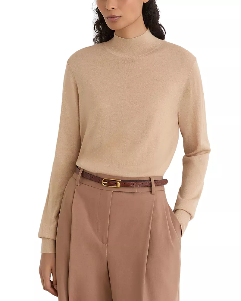 Reiss Rina Wool Mock Neck Sweater