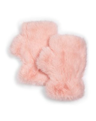 Faux Fur Fingerless Gloves - Exclusive
