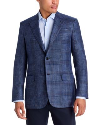 Ravello Wool, Silk & Cashmere Plaid Regular Fit Sport Coat
