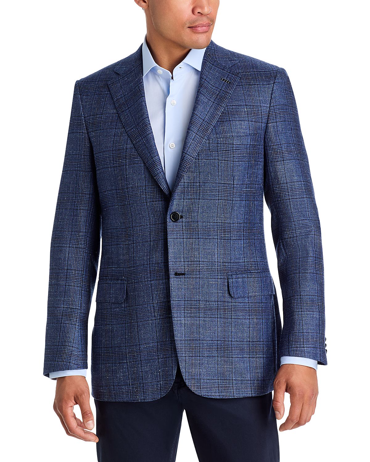Brioni Ravello Plaid Regular Fit Sport Coat