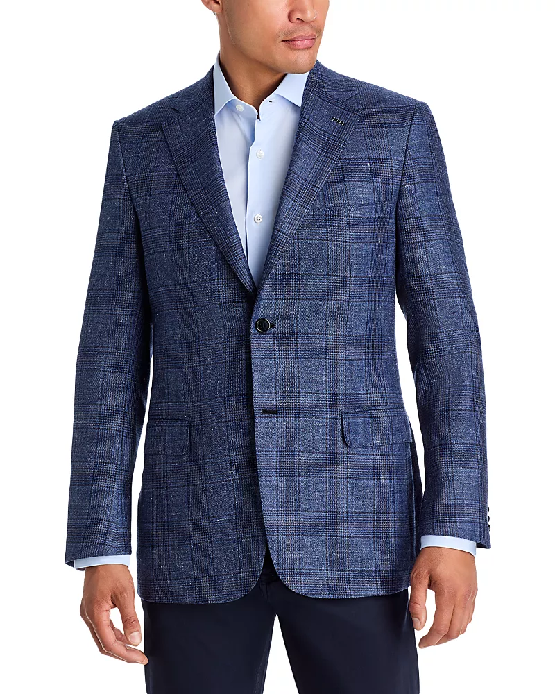 Brioni Ravello Plaid Regular Fit Sport Coat