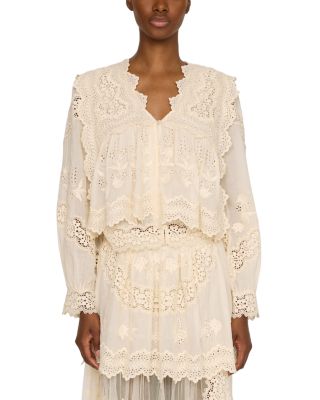 Sea Lovena Cotton Embroidered Top
