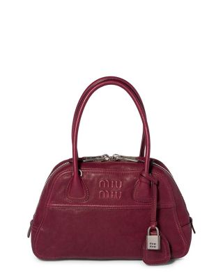 Miu Miu Vivant Nappa Lambskin Bag, 11.02 W x 3.74 x 6.69