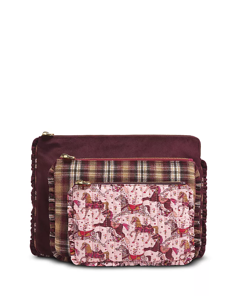 Stoney Clover Lane Yee Haw Diva Set of 3 Pouches