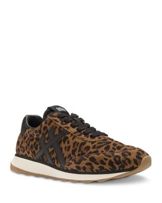 Women's Retro-Q Leopard Suede Low Top Sneakers
