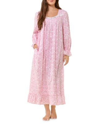 Long Sleeve Cotton Lawn Ballet Nightgown