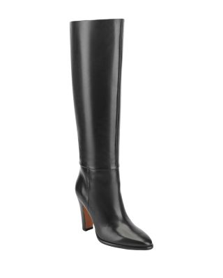 Women's Jacie Suede Stacked Heel Knee High Boots