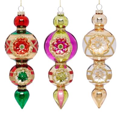Triple Stack Drop Ornaments, Set of 6