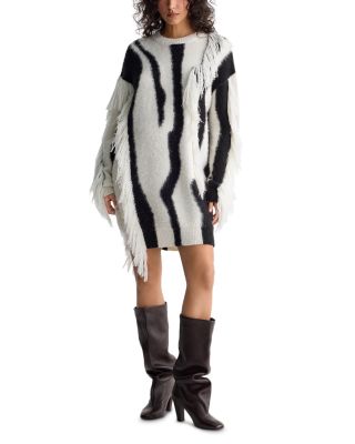 Jamie Fringe Sweater Dress