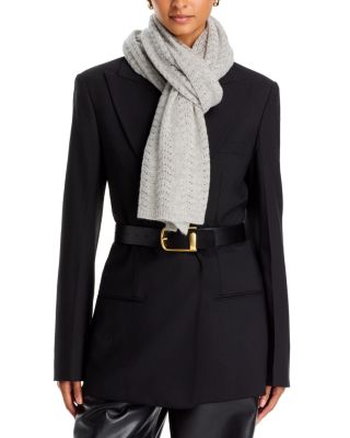100% Cashmere Pointelle Oversized Blanket Scarf - Exclusive