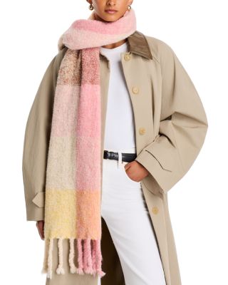 Color Block Boucl&eacute; Scarf - Exclusive