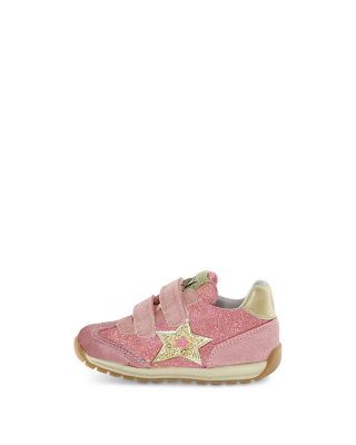 Girls' Crumi VL Glitter Leather Sneakers – Toddler, Little Kid
