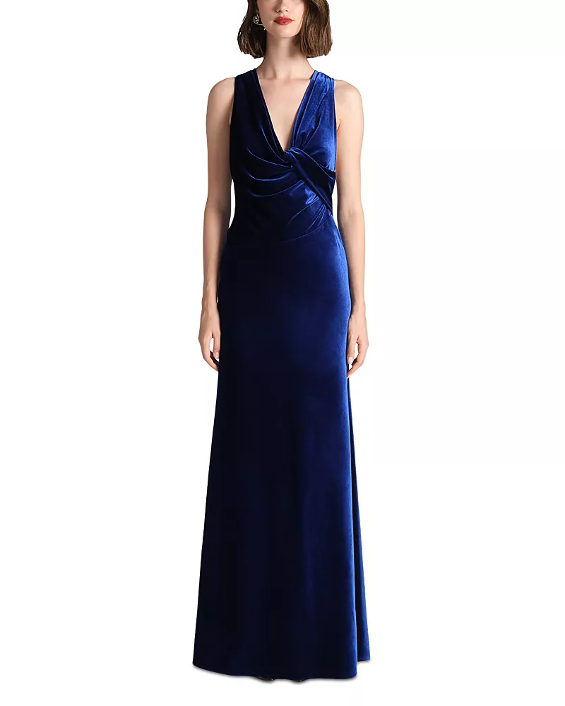Bcbgmaxazria Demi Twisted Racerback Gown