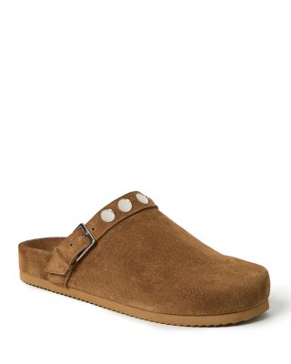 Women's Weaver Suede Mule Flats