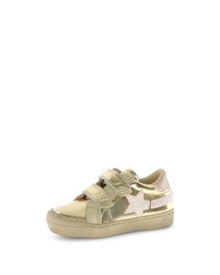 Girls' Singery VL Metallic Leather Star Sneakers – Toddler, Little Kid