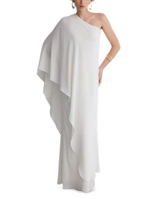 Reiss Lainey One Shoulder Draped Dress