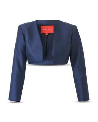 Collarless Bolero Jacket 