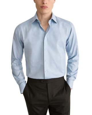 Cotton Slim Fit Intricate Pattern Shirt