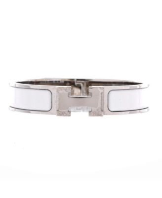 Narrow Clic H Bracelet Enamel