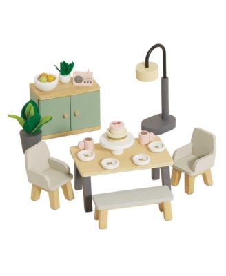Wooden Dolls House Dining Room - 3+ Years