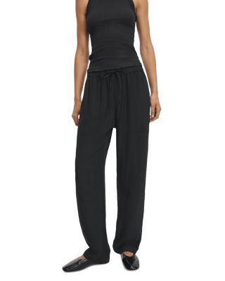 Atlas Satin Drawstring Waist Pants
