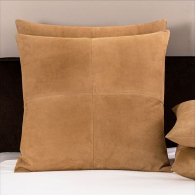 Luxury Suede Decorative Pillow, 20" x 20"