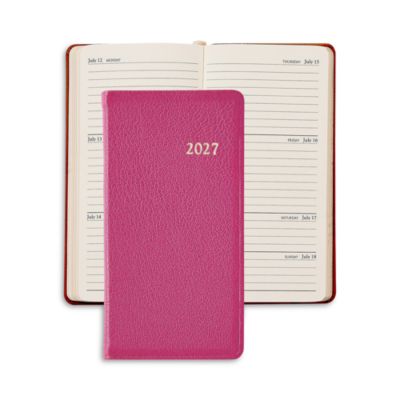 2027 Leather Pocket Datebook