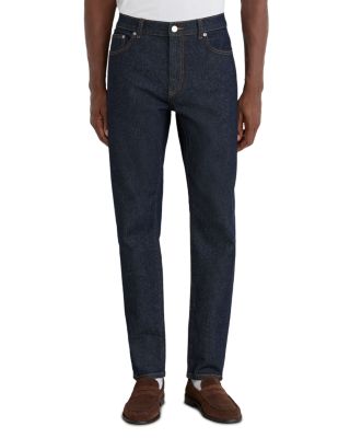 Picton Cotton Blend Slim Fit 31.1" Jeans in Raw Indigo 