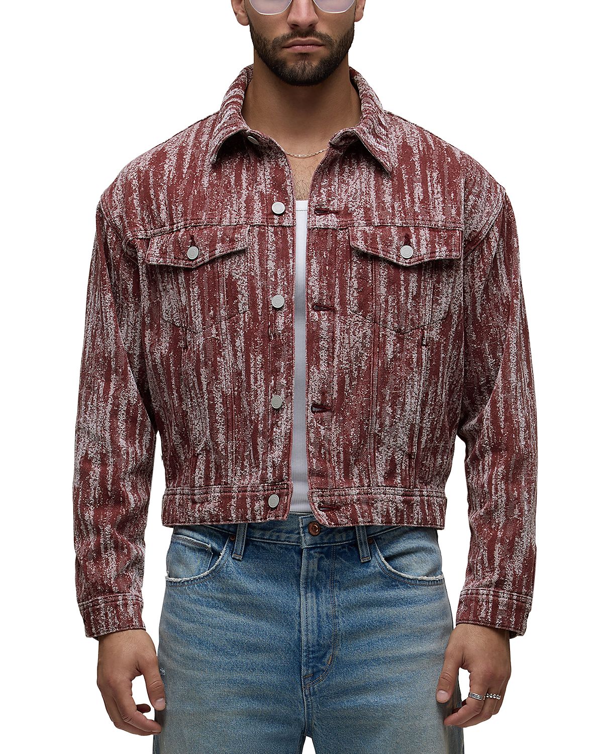 Hudson Napa Point Collar Pocket Trucker Jacket