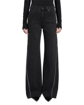 Lotta High Rise Wide Leg Jeans in Nocturne
