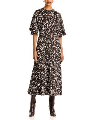 Donazati Flutter Sleeve Midi Dress - Exclusive