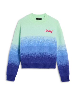 Girls' Ombr&eacute; Crewneck Sweater, Big Kid - Exclusive