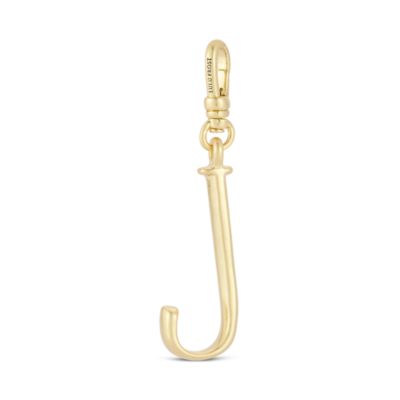 Plaza 18K Yellow Gold Plated Small J Charm